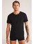 Hulio Erkek %100 Pamuk Bisiklet Yaka Kısa Kollu 2'li Tshirt 2