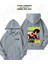 Unisex Mamoru Takamura Hajime No Ippo Baskılı Oversize Sırt Baskılı Fermuarlı Kapşonlu Hırka 1