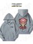 Unisex Tony Tony Chopper Baskılı Oversize Sırt Baskılı Fermuarlı Kapşonlu Hırka 1