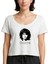 The Doors Jim Morrison Silhouette Beyaz Kadın Tişört 1