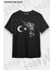 Unisex Oversize Kalıp Türk Askeri Tasarım Baskılı Tshirt 1