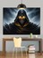Kapüşonlu Ölüm Figürü Karanlık Dekoratif Kanvas - Mdf Ahşap Tablo 2