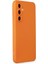 Samsung Galaxy S24 Kılıf Nano Içi Kadife Silikon - TURUNCU-(5796) 2