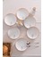 Liora Çiçek Desenli 20 cm Porselen Yemek Tabağı - 6 Adet 2