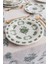 Vintage Flowers Green 24 Parça 6 Kişilik Porselen Yemek Takımı 2
