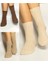 Pamuklu Kalın Dokulu Kışlık Kadın Çorabı 3'lü Set 1