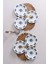 Vintage Flowers Blue 19 cm 6’lı Porselen Pasta Tabağı Seti 2