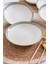 6'lı Dubai Çukur Yemek Tabağı Seti 20CM - Sade ve Modern Tasarım Porselen Tabaklar 2