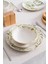 Olive 16 cm Çorba Kasesi 6’lı Set – Zeytin Dalı Desenli Premium Porselen 3
