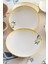 Limon Desenli 20 cm Premium Porselen Yemek Tabağı - 6 Adet 2