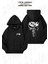 Unisex Punisher V2 Baskılı Oversize Sırt Baskılı Fermuarlı Kapşonlu Hırka 1