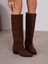 Espera Kahve Süet Hakiki Deri Kadın Çizme 1