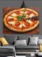 Dilimli Pizza Domates Peynir Dekoratif Kanvas - Mdf Ahşap Tablo 2