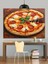 Dilimli Pizza Domates Peynir Dekoratif Kanvas - Mdf Ahşap Tablo 4