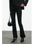 Lysavıne Kadın Esnek Kumaşlı Slim Fit Siyah Pantolon 2