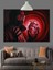 Gaz Maskesi ve Karanlık Figür Dekoratif Kanvas - Mdf Ahşap Tablo 2