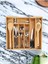 Bambu Ayarlanabilir Çekmece Içi Kaşıklık – Ölçü Ayarlı 5-7 Bölmeli Doğal Organizer (30X34 cm / 43X34 Cm) 4