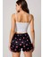 Kalp Desenli Askılı Şortlu Pijama Takımı 4