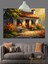 Köy Evi Yağlıboya Dekoratif Kanvas - Mdf Ahşap Tablo 5