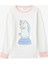 Kırık Beyaz Kız Çocuk Chessicorn Unicorn Desenliuzun Kollu Pijama Takımı 2