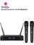 DM-230 El El Çift Kanal Dijital Ekran Uhf Telsiz Kablosuz Mikrofon 1