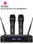 DM-230 El El Çift Kanal Dijital Ekran Uhf Telsiz Kablosuz Mikrofon 4