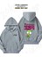 Unisex Invader Zim Gir Snacking Baskılı Oversize Sırt Baskılı Fermuarlı Kapşonlu Hırka 1