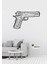 Colt M1911 Tabanca Desenli Dekoratif Metal Duvar Süsü 1