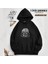 Unisex Star Wars (Dart Vader) Baskılı Kapşonlu Sweatshirt (2 Iplik) 1