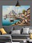 Istanbul Sahil Camii Manzarası Dekoratif Kanvas - Mdf Ahşap Tablo 5