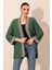 Kadın Bdart Etnik Işlemeli Midi Kimono Zümrüt Yeşili 1