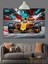 Formula 1 Yarış Arabası Dekoratif Kanvas - Mdf Ahşap Tablo 3