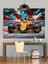 Formula 1 Yarış Arabası Dekoratif Kanvas - Mdf Ahşap Tablo 4