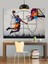 Basketbol Oynayan Adam Smaç Dekoratif Kanvas - Mdf Ahşap Tablo 3