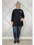 Kadın Taş ve Düğme Detaylı Tesettür Tunik 3