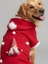 Noel Cücesi Kırmızı Yılbaşı Köpek Kıyafeti | Noel Baba Kapüşonlu Polar Sweatshirt | Orta ve Büyük Irklar Için 1
