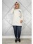 Kadın Taş ve Düğme Detaylı Tesettür Tunik 2