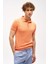 Mercan Slim Fit Dar Kalıp Polo Yaka Düz Kısa Kollu Triko Tişört 1