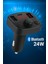 Bluetooth Fm Transmitter Araç Kiti – 24W Hızlı Şarj, Çift USB + Type-C, Rgb Işıklı 3
