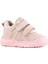 Schaggy Hakiki Deri Pudra Pembe Cırtlı Bebek Spor Ayakkabı 1