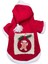 Kartopu Yılbaşı Köpek Kıyafeti Premium Kırmızı Polar | Kapüşonlu Noel Köpek Kostümü | Küçük Irklar Için 5