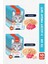 10LU Karışık Yetişkin Kedi Yaş Maması 2 Lezzet Ton Balık Karides Premium Kalite 12 x 70 gr 1