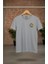 Erkek Sıfır Yaka Baskılı Tshirt 4