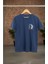Erkek Sıfır Yaka Baskılı Tshirt 4