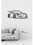 Porshe Gt Desenli Dekoratif Metal Duvar Süsü 1