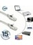 Gabble Cat6 Yüksek Hızlı Ethernet Kablosu | Gigabit Internet Ağ Kablosu | Tak Kullan | 15 Metre 1