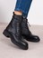Fynar Siyah Hakiki Deri Kadın Bot 2