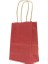 Karton Çanta Alışveriş Çantası Hediye Çantası Kırmızı 10X15 cm 12'li 3