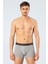 Erkek 2'li Boxer (Düz) 1318/GRİ 3