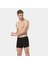 Erkek Likralı Düğmeli Boxer (2'li Paket) 135/SIYAH 3